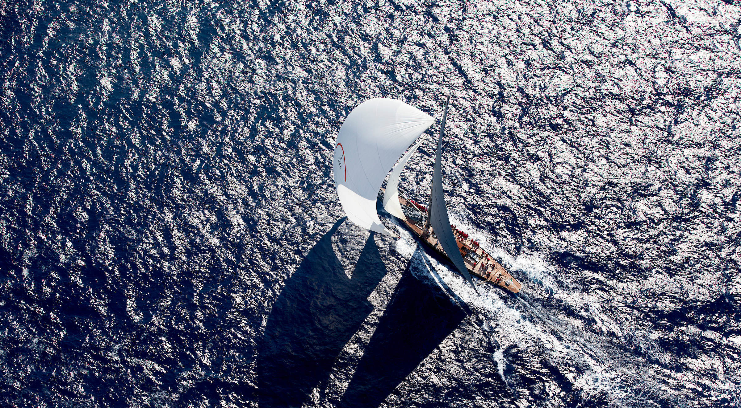 Rainbow yacht