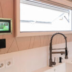 Touchscreen for monitoring and control power supply system