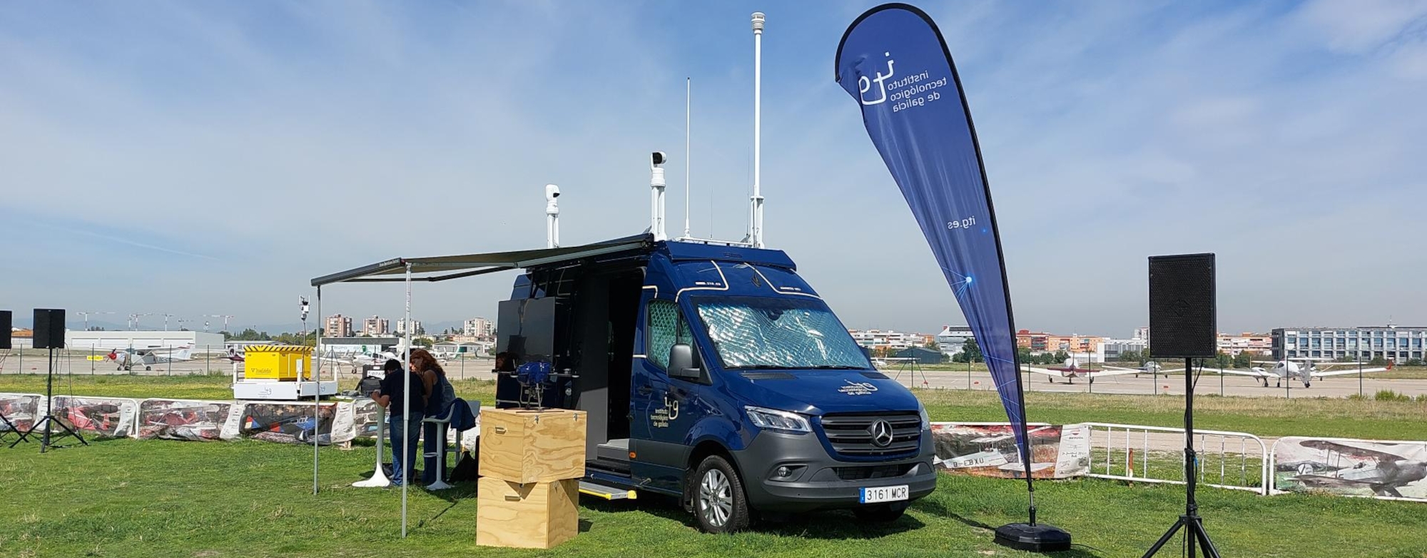 Mobile command post for drone operations